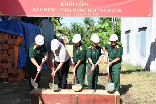 Khởi công xây dựng 3 căn “Nhà đồng đội” ở Tây Ninh
