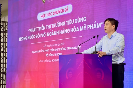 Phát triển thị trường tiêu dùng trong nước đối với ngành hàng hóa mỹ phẩm