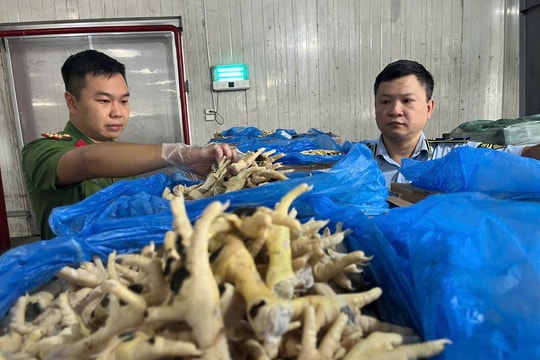 Khởi tố nữ Giám đốc buôn lậu hàng nghìn tấn chân gà “bẩn”