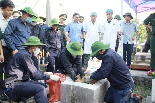 Tập trung tuyên truyền cho “Chiến dịch 500 ngày đêm” quy tập hài cốt liệt sĩ