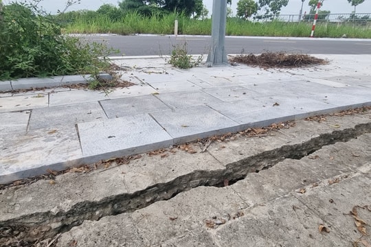 Tam Dương (Phú Thọ): Thêm nhiều hạng mục thi công không đảm bảo tại Công viên, quảng trường hơn 43 tỷ đồng