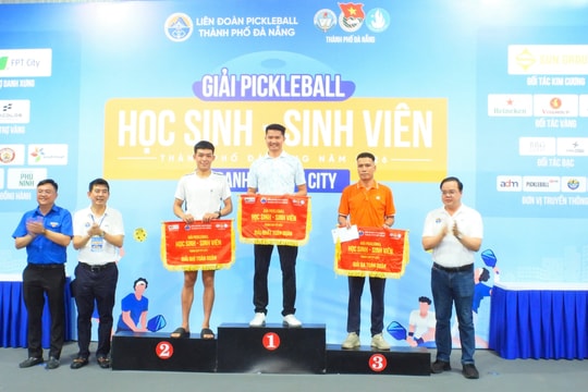 Đại học Thể dục Thể thao Đà Nẵng nhất toàn đoàn Giải Pickleball học sinh - sinh viên 2026