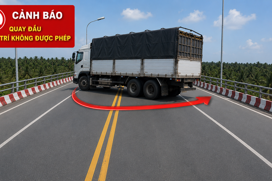 Vì sao quay đầu xe ở đầu cầu vượt lại đặc biệt nguy hiểm?