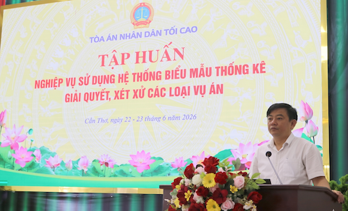 Tập huấn nghiệp vụ sử dụng biểu mẫu thống kê xét xử: Hướng tới sự chuyên nghiệp và chính xác