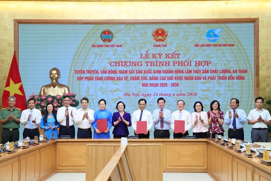 Bảo đảm an toàn thực phẩm là bảo vệ sức khỏe nhân dân và nền kinh tế nông nghiệp