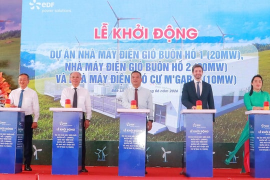 Khởi động cụm điện gió hơn 2.000 tỷ đồng tại Đắk Lắk