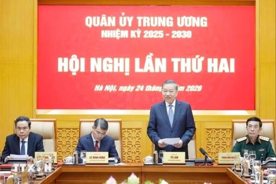 Tổng Bí thư, Chủ tịch nước Tô Lâm chủ trì Hội nghị Quân ủy Trung ương