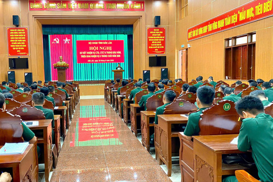 Đắk Lắk: 9 nhiệm vụ trọng tâm công tác đảng, công tác chính trị