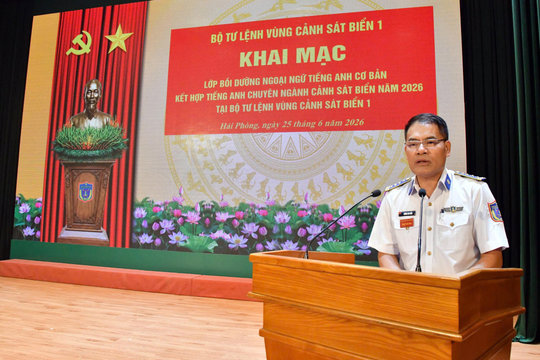 Nâng cao năng lực ngoại ngữ cho lực lượng Cảnh sát biển