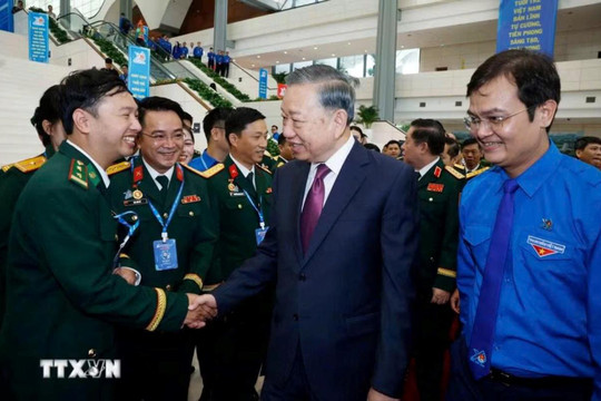 Tổng Bí thư, Chủ tịch nước Tô Lâm dự Đại hội Đoàn toàn quốc lần thứ XIII
