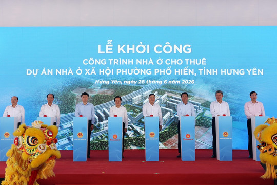 Phó Thủ tướng Thường trực Phạm Gia Túc dự khởi công 2 dự án nhà ở xã hội quy mô 7.840 căn hộ tại tỉnh Hưng Yên