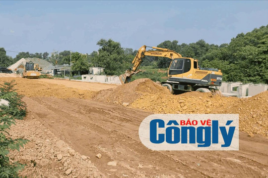 Thư Lâm (Hà Nội): Thấy gì tại công trường dự án đường gom chân đê sông Cà Lồ?