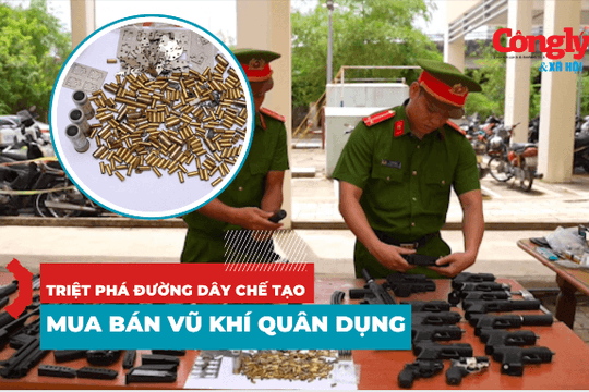 Vũ khí quân dụng được chế tạo, mua bán ra sao trên mạng?