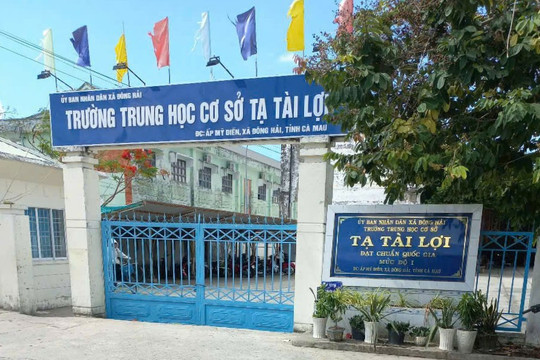 Kỷ luật cảnh cáo Hiệu trưởng trường THCS Tạ Tài Lợi