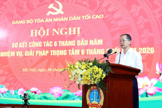 Tiếp tục lãnh đạo thực hiện hiệu quả mô hình Tòa án nhân dân 3 cấp
