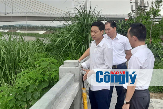 Tuyên Quang: Công trình cống hộp ven sông Lô tiếp tục lộ bất thường