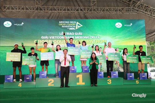 Sôi nổi Giải Vietcombank Mekong Delta Cross Country Marathon TP Cần Thơ 2026