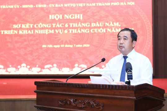 Bí thư Thành ủy Hà Nội Trần Đức Thắng: Quyết tâm hoàn thành mục tiêu GRDP tăng 11%