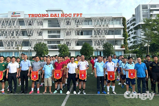 Sôi nổi giải giao lưu bóng đá chào mừng 80 năm Ngày truyền thống ngành THADS