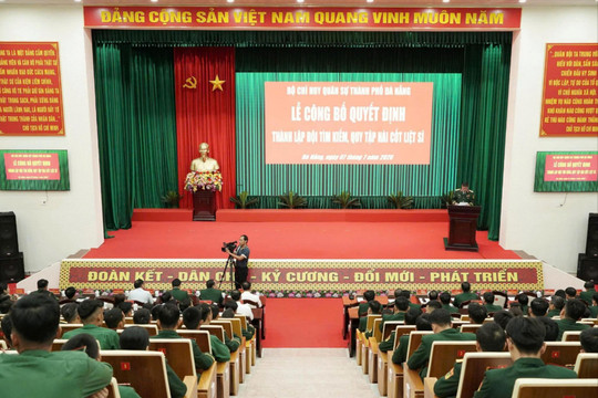 Đà Nẵng thành lập Đội tìm kiếm, quy tập hài cốt liệt sĩ lâm thời