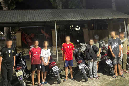Chặn đứng nhóm "quái xế" náo loạn phố biển