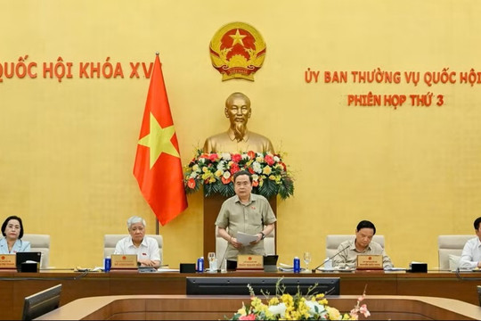 Phiên họp thứ 4 của Ủy ban Thường vụ Quốc hội khai mạc sáng 8/7