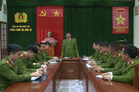 Công an tỉnh Hưng Yên tiếp tục trấn áp tội phạm và tệ nạn xã hội nổi lên