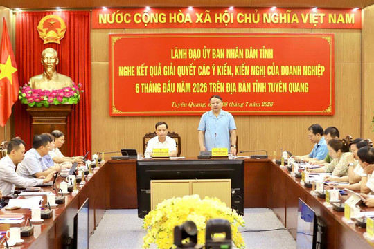Chủ tịch UBND tỉnh Tuyên Quang: Đặt mình vào vị trí của doanh nghiệp để tháo gỡ vướng mắc