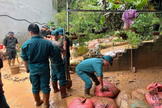 Thái Nguyên: Tích cực hỗ trợ người dân sau mưa lớn