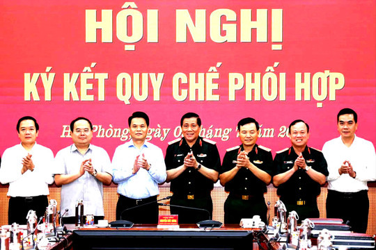 Quân khu 3 ký quy chế phối hợp với các địa phương, củng cố thế trận quốc phòng