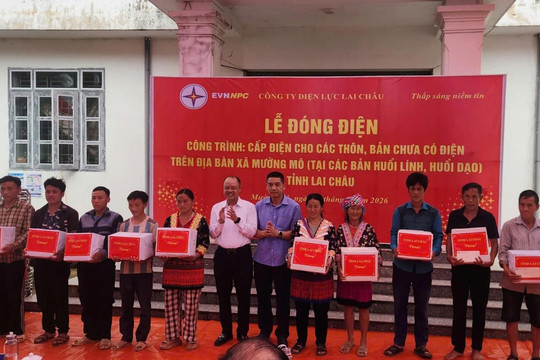 Lai Châu hoàn thành mục tiêu 100% thôn, bản có điện lưới quốc gia