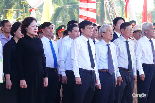 Đồng Tháp: Truy điệu, an táng 68 hài cốt liệt sĩ