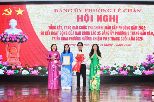 Hải Phòng: Lan tỏa tinh thần bảo vệ nền tảng tư tưởng của Đảng tại phường Lê Chân