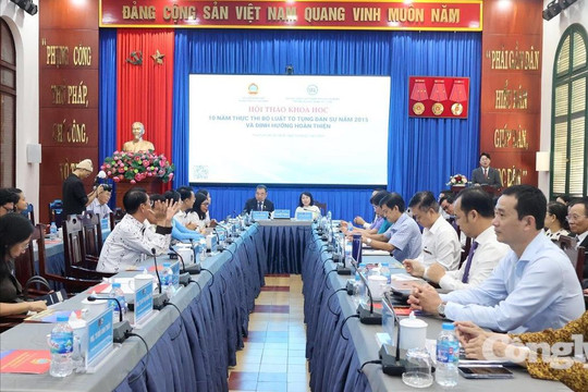 10 năm thực thi Bộ luật Tố tụng dân sự năm 2015 và định hướng hoàn thiện