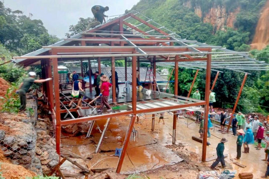 Mưa lũ gây ngập úng, sạt lở nhiều nơi ở Sơn La