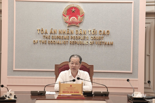 Chánh án TANDTC cho ý kiến về việc xây dựng nền tảng phân giao nhiệm vụ và đánh giá, xếp loại công chức, viên chức
