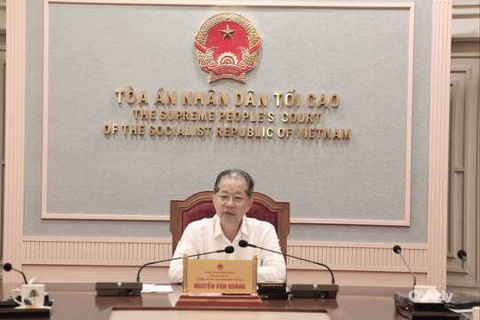 Chánh án TANDTC cho ý kiến về việc xây dựng nền tảng phân giao nhiệm vụ và đánh giá, xếp loại công chức, viên chức