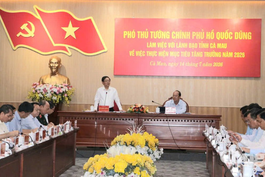 Phó Thủ tướng Hồ Quốc Dũng làm việc với tỉnh Cà Mau