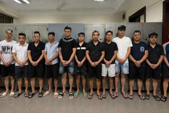 Công an tỉnh Bắc Ninh phá đường dây đánh bạc liên tỉnh quy mô lớn