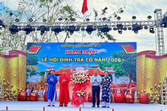 Khai hội Đình Trà Cổ 2026 mang đậm văn hóa vùng biển địa đầu Tổ quốc