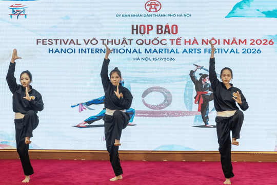 Hơn 1.500 người dự Festival Võ thuật quốc tế Hà Nội 2026