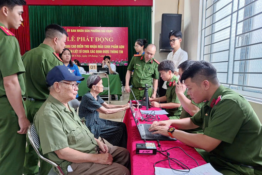 Quảng Ninh hoàn thành đợt cao điểm lấy mẫu ADN thân nhân liệt sĩ
