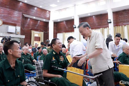 Tổng Bí thư, Chủ tịch nước: Thực hiện đầy đủ, kịp thời chính sách với người có công và thân nhân