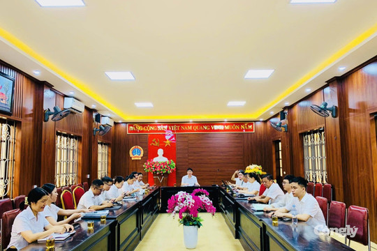 TAND khu vực 5 - Nghệ An tham dự hội nghị trực tuyến quán triệt Nghị quyết số 08-NQ/TU