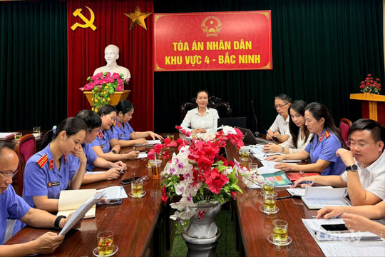 TAND khu vực 4 - Bắc Ninh: Đột phá từ phiên tòa trực tuyến
