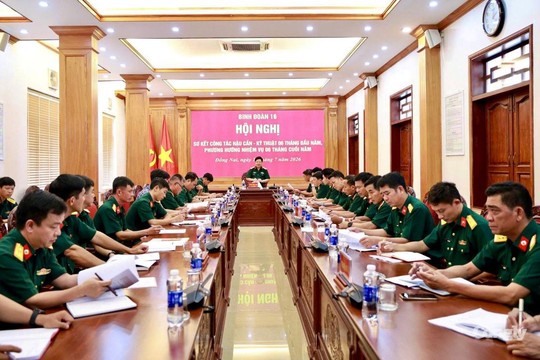 Binh đoàn 16 Sơ kết ngành Hậu cần - Kỹ thuật 6 tháng đầu năm 2026