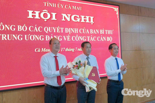 Chánh án TAND tỉnh Cà Mau được chỉ định tham gia BCH Đảng bộ tỉnh