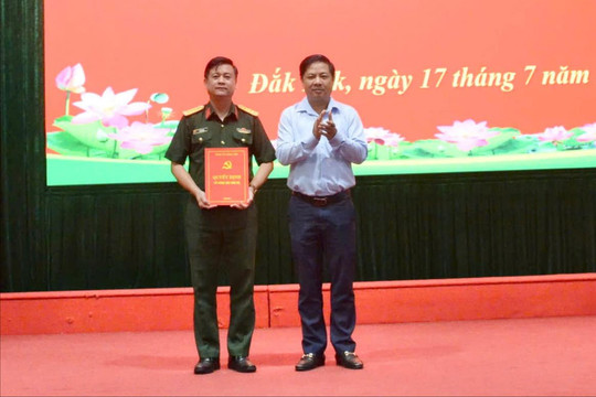 Đại tá Võ Văn Tuấn tham gia Ban Chấp hành Đảng bộ tỉnh Đắk Lắk