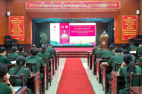 TAQS Trung ương phấn đấu 100% cán bộ, nhân viên, chiến sĩ trở thành “quân nhân số” vào cuối năm 2026