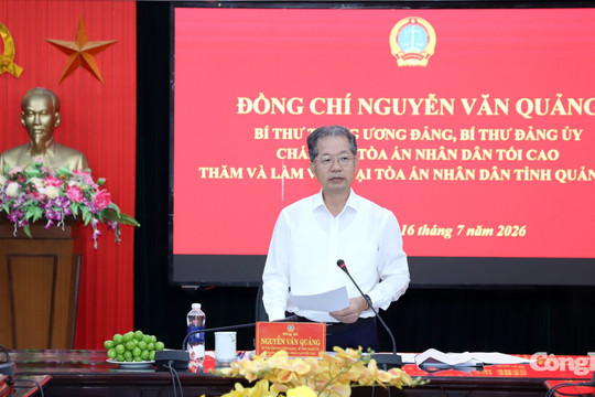 Tòa án nhân dân hai cấp tỉnh Quảng Trị có nhiều thành tích đáng ghi nhận
